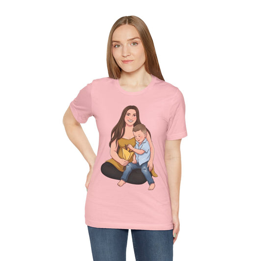 Lynsey | BC-3001 | DTG | Unisex Jersey Short Sleeve Tee | Pink