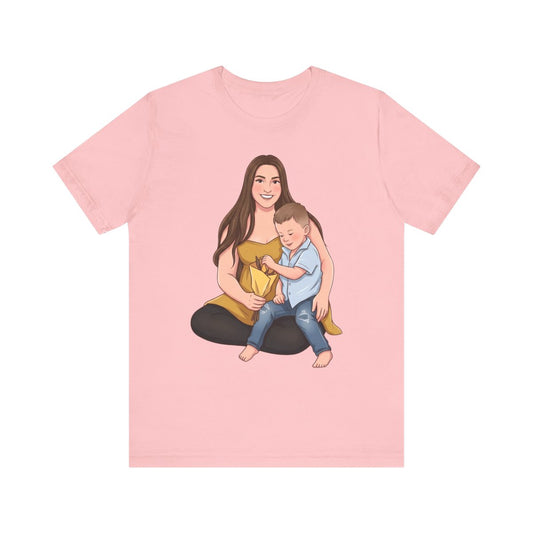 Lynsey | BC-3001 | DTG | Unisex Jersey Short Sleeve Tee | Pink